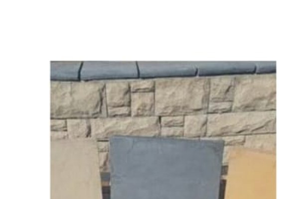 Rockface Colour Slab 400x400mm